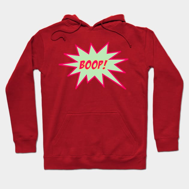 Boop in Comic Text Bubble Hoodie by ACircusofLight